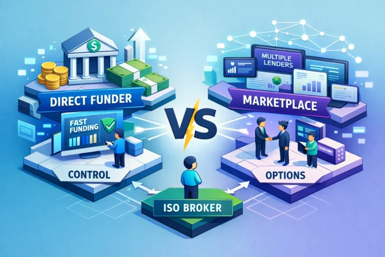 Direct Funder vs Marketplace: What ISO Brokers Need to Know